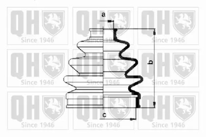 Комплект пыльника QUINTON HAZELL QJB851