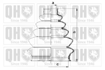 Комплект пыльника QUINTON HAZELL QJB854