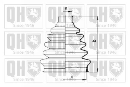 Комплект пыльника QUINTON HAZELL QJB855