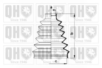 Комплект пыльника QUINTON HAZELL QJB859