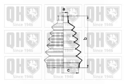 Комплект пыльника QUINTON HAZELL QJB866