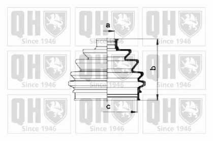 Комплект пыльника QUINTON HAZELL QJB870