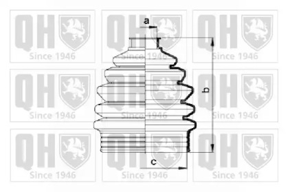 Комплект пыльника QUINTON HAZELL QJB872