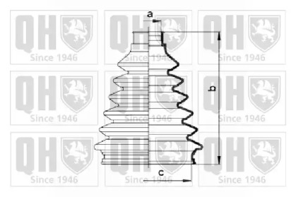 Комплект пыльника QUINTON HAZELL QJB875