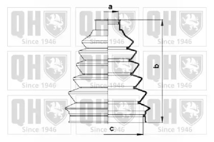 Комплект пыльника QUINTON HAZELL QJB883