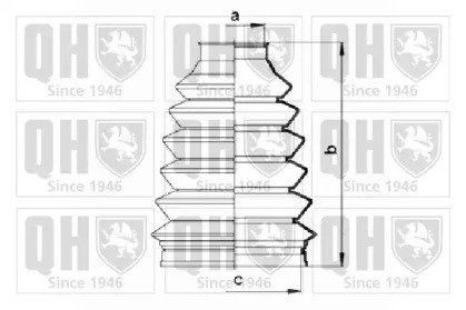Комплект пыльника QUINTON HAZELL QJB887