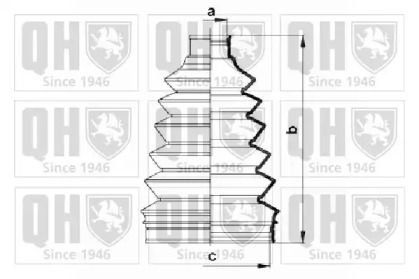 Комплект пыльника QUINTON HAZELL QJB898