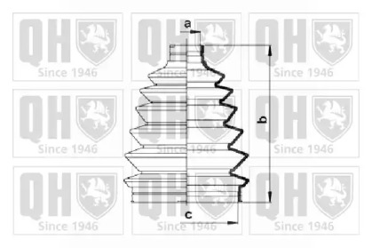 Комплект пыльника QUINTON HAZELL QJB902