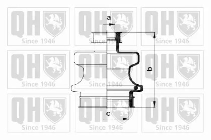 Комплект пыльника QUINTON HAZELL QJB904