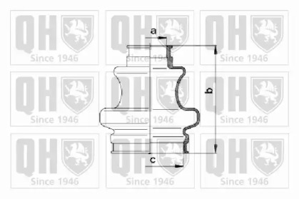 Комплект пыльника QUINTON HAZELL QJB906