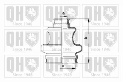 Комплект пыльника QUINTON HAZELL QJB907