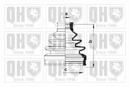 Комплект пыльника QUINTON HAZELL QJB922