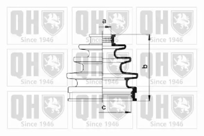 Комплект пыльника QUINTON HAZELL QJB927