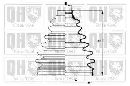 Комплект пыльника QUINTON HAZELL QJB929
