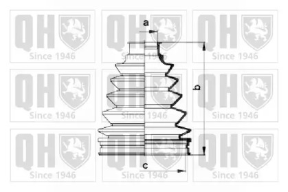 Комплект пыльника QUINTON HAZELL QJB930