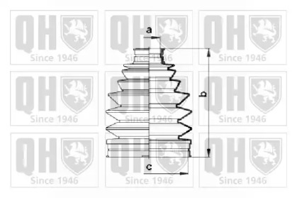 Комплект пыльника QUINTON HAZELL QJB932