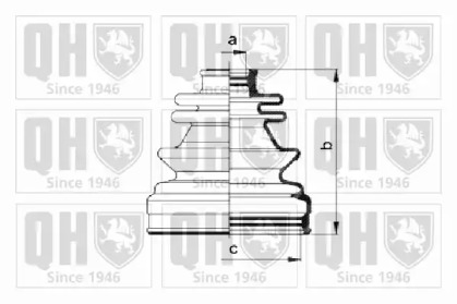 Комплект пыльника QUINTON HAZELL QJB933