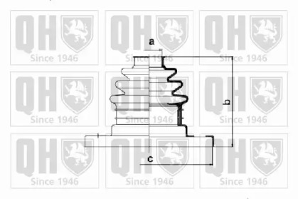 Комплект пыльника QUINTON HAZELL QJB937