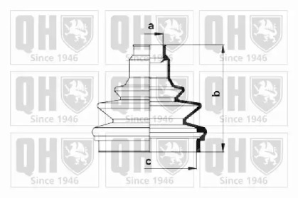 Комплект пыльника QUINTON HAZELL QJB939