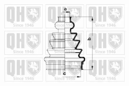 Комплект пыльника QUINTON HAZELL QJB942