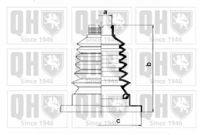 Комплект пыльника QUINTON HAZELL QJB943