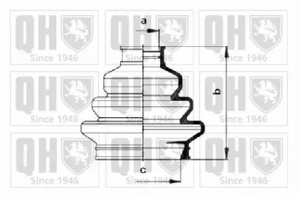 Комплект пыльника QUINTON HAZELL QJB945