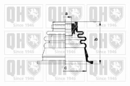 Комплект пыльника QUINTON HAZELL QJB951