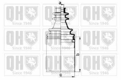 Комплект пыльника QUINTON HAZELL QJB952