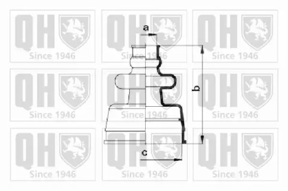 Комплект пыльника QUINTON HAZELL QJB953