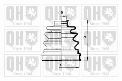 Комплект пыльника QUINTON HAZELL QJB956