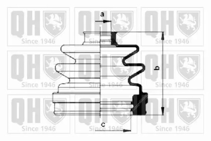 Комплект пыльника QUINTON HAZELL QJB957