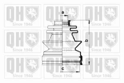 Комплект пыльника QUINTON HAZELL QJB960