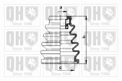 Комплект пыльника QUINTON HAZELL QJB962