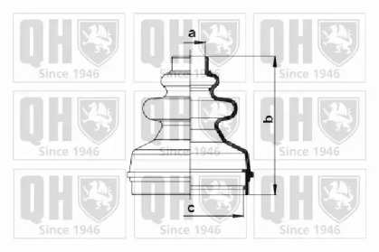 Комплект пыльника QUINTON HAZELL QJB963