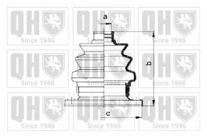 Комплект пыльника QUINTON HAZELL QJB966