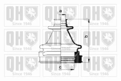 Комплект пыльника QUINTON HAZELL QJB971