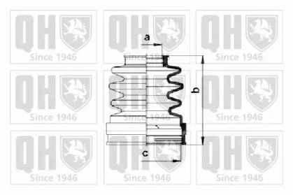 Комплект пыльника QUINTON HAZELL QJB972