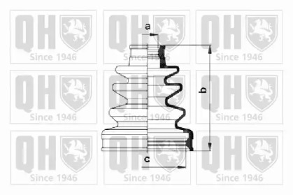 Комплект пыльника QUINTON HAZELL QJB975