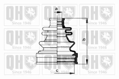 Комплект пыльника QUINTON HAZELL QJB977