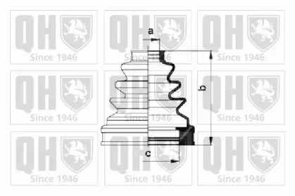 Комплект пыльника QUINTON HAZELL QJB978