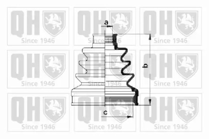 Комплект пыльника QUINTON HAZELL QJB979