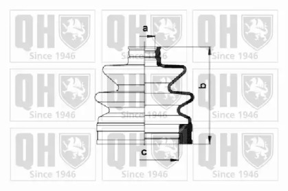 Комплект пыльника QUINTON HAZELL QJB981