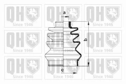 Комплект пыльника QUINTON HAZELL QJB982