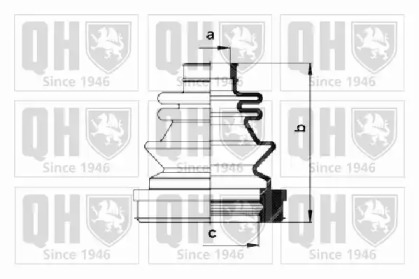 Комплект пыльника QUINTON HAZELL QJB983