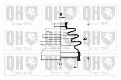 Комплект пыльника QUINTON HAZELL QJB985