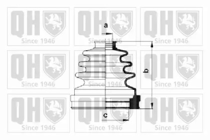 Комплект пыльника QUINTON HAZELL QJB987