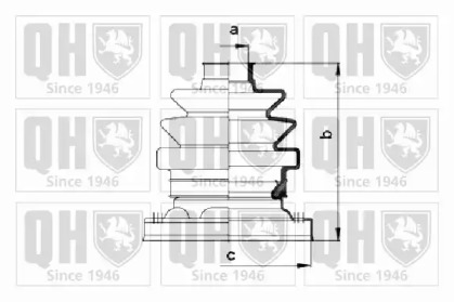 Комплект пыльника QUINTON HAZELL QJB992