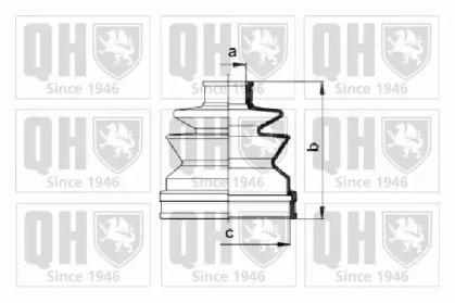 Комплект пыльника QUINTON HAZELL QJB993