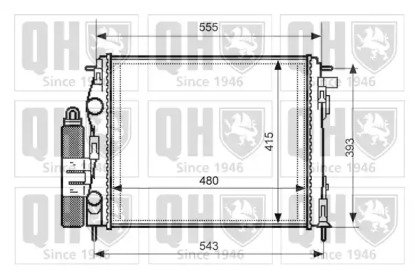 Теплообменник QUINTON HAZELL QME1002