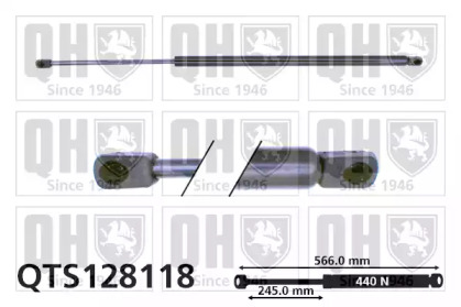 Газовая пружина QUINTON HAZELL QTS128118